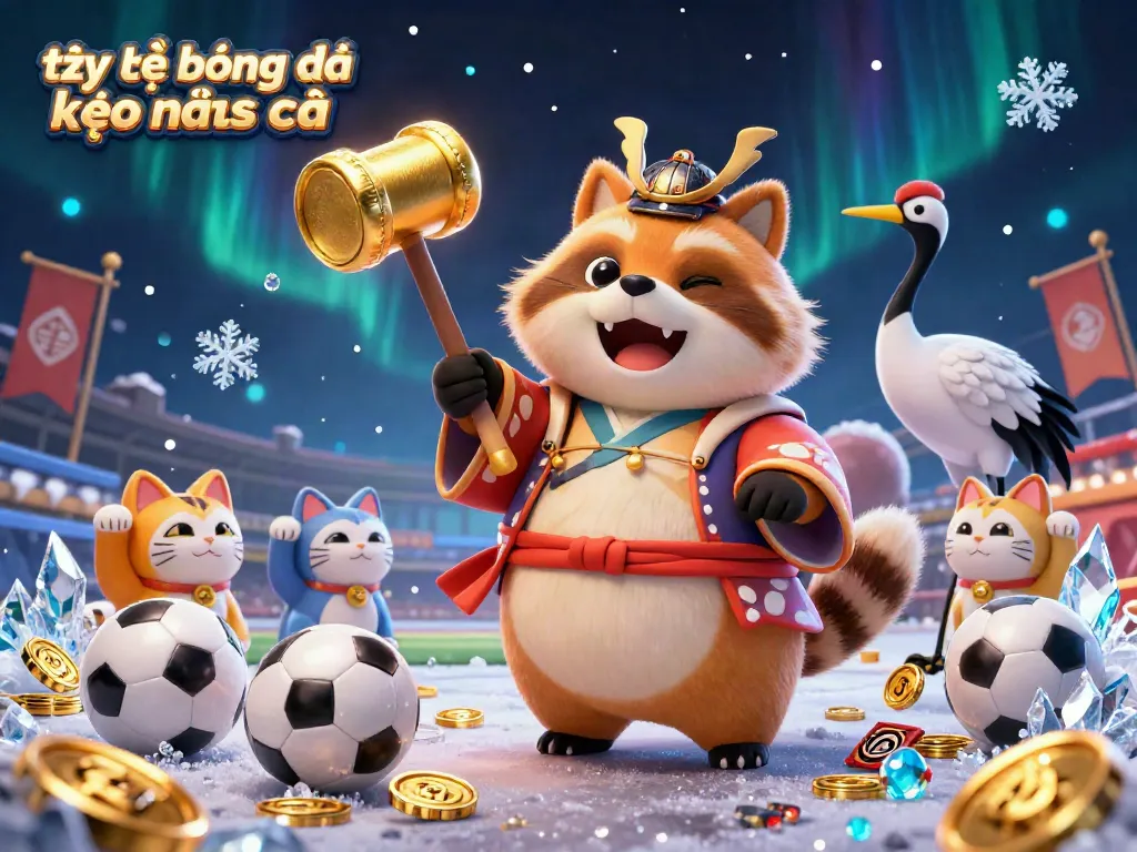 Engage with tỷ lệ bóng đá kèo nhà cái through a vibrant sports betting illustration