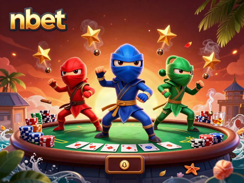Ninja chameleons showcase the excitement of nbet online casino with stunning martial arts moves