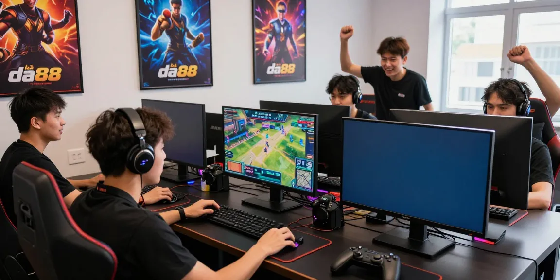 Exciting gaming experience at nhà cái da88 with players engaged in online betting.