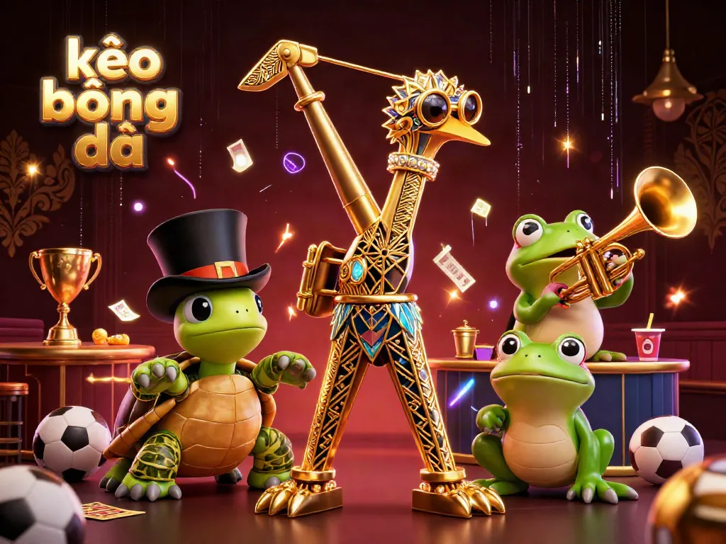 Engage in thrilling kèo bóng đá action with vibrant characters and dynamic betting elements.