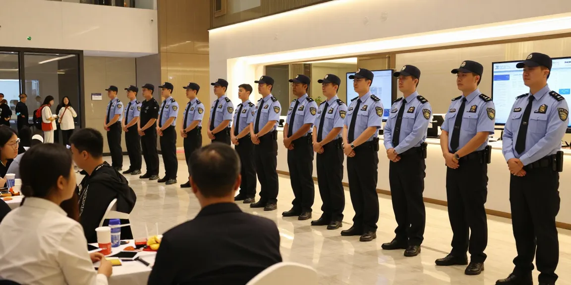 Security professionals providing reliable protection in a local event setting.