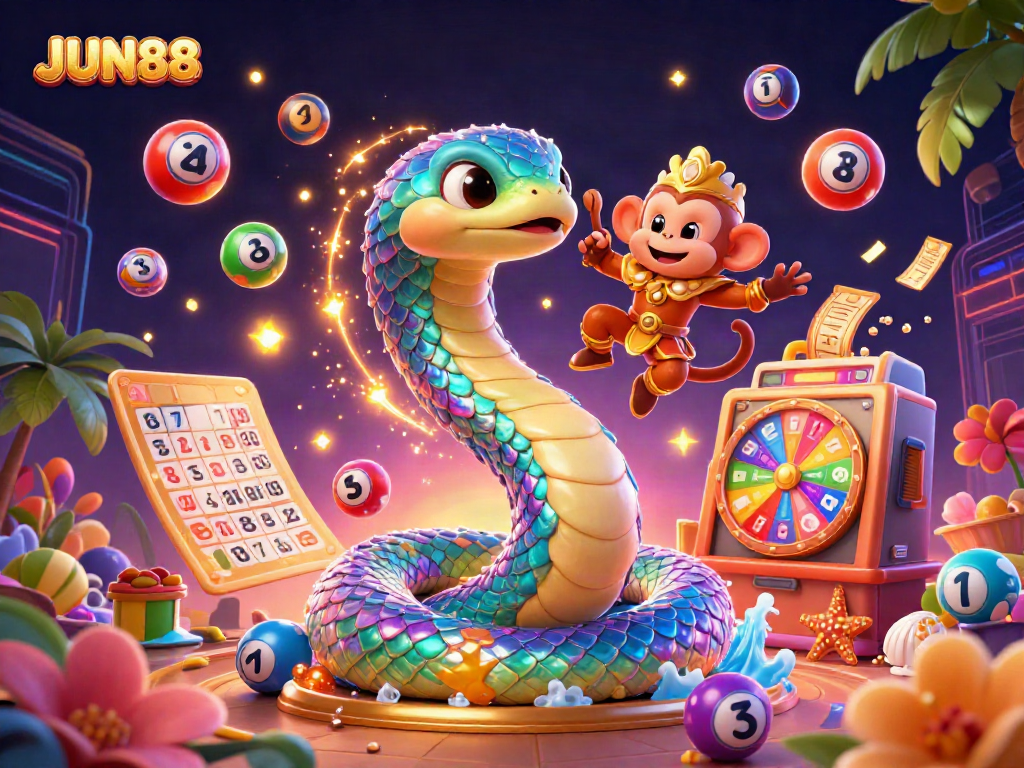 Engage with JUN88 by playing exciting games in a vibrant, festive atmosphere.