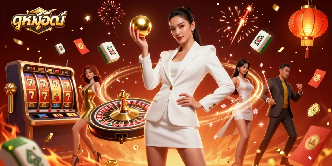 Engage in ดูหนังออนไลน์ while enjoying a vibrant casino atmosphere with stunning Asian character.