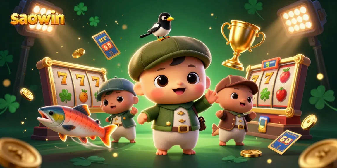 Experience the vibrant gaming world of saowin with dynamic slots elements and interactive characters!