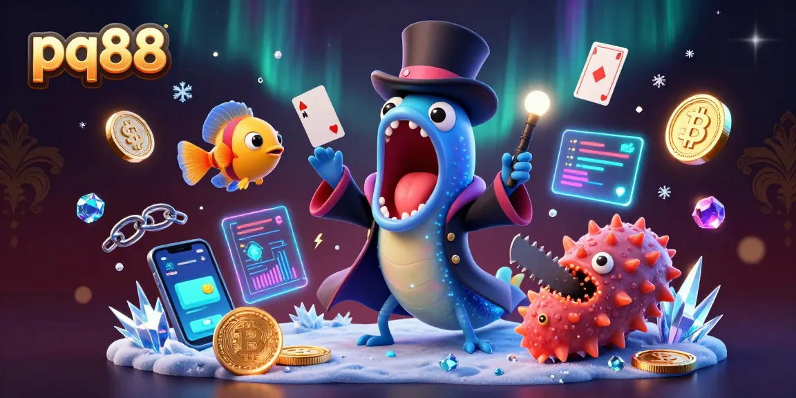 pq88 players enjoy thrilling 3D magic acts and crypto excitement in the deep-sea casino