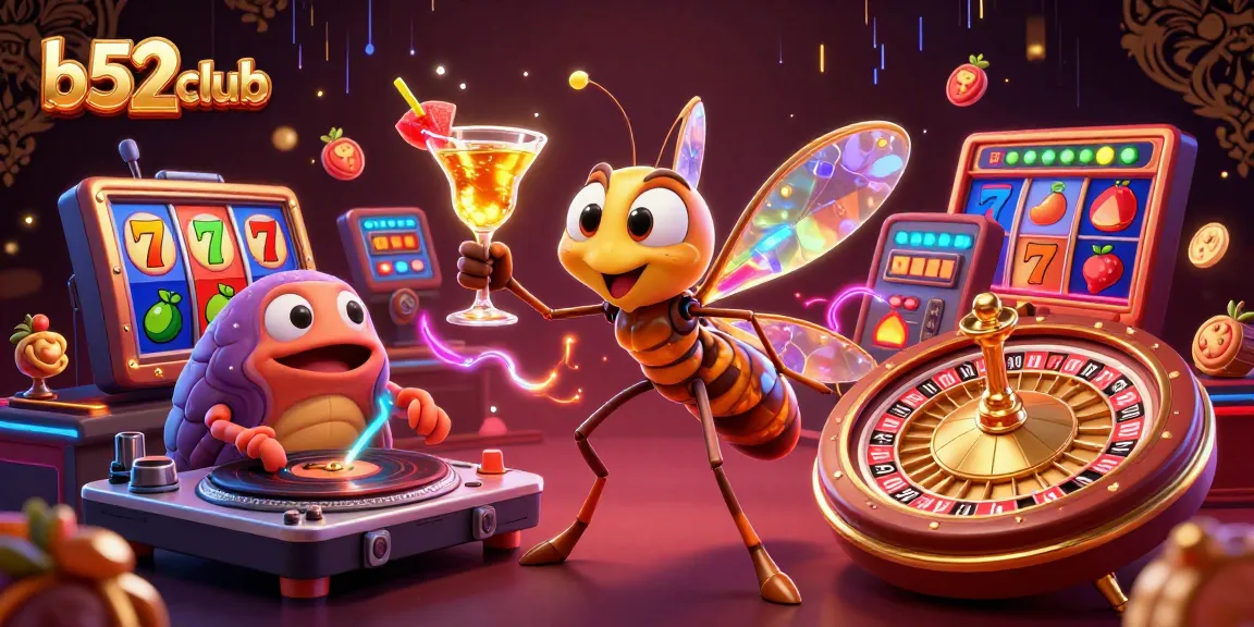 Engage in thrilling gameplay at b52club with dynamic characters and vibrant casino elements.