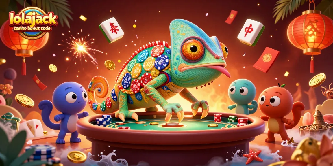Discover unique gameplay at Lolajack Casino Bonus Code, featuring exotic characters and festive game elements.