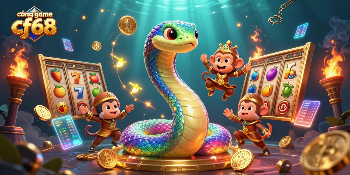 Experience immersive gaming at cổng game cf68 with vibrant characters and exciting slots.
