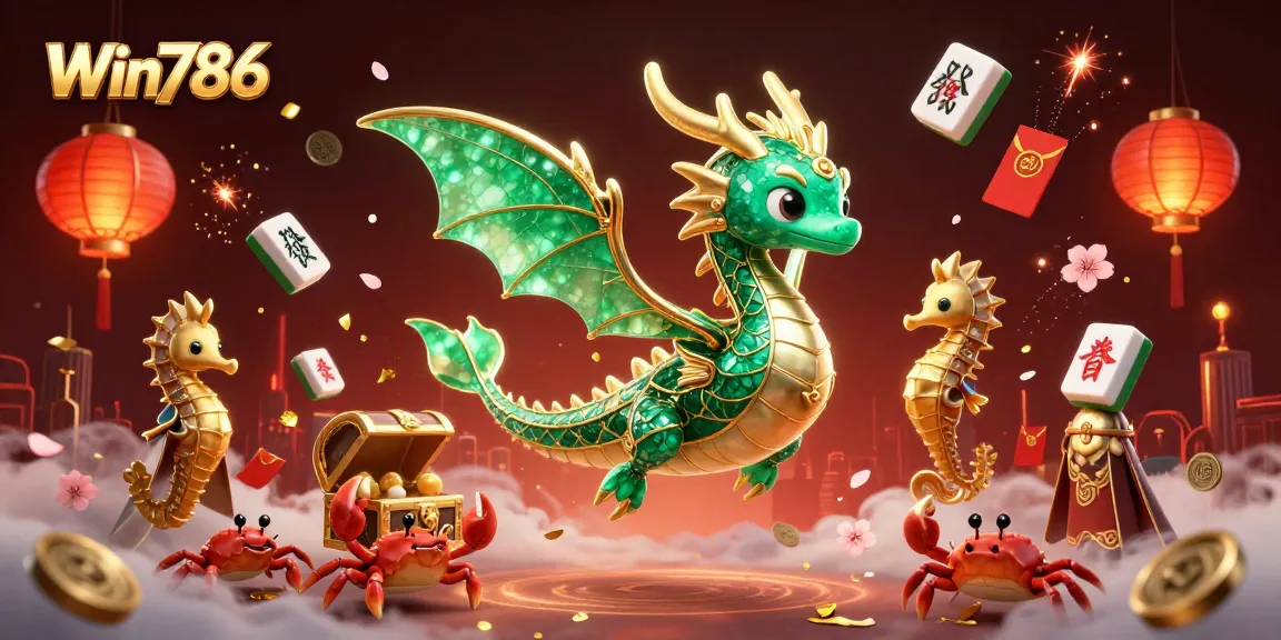 Win786 invites players into a world of gambling excitement with vibrant elements and dynamic 3D characters.