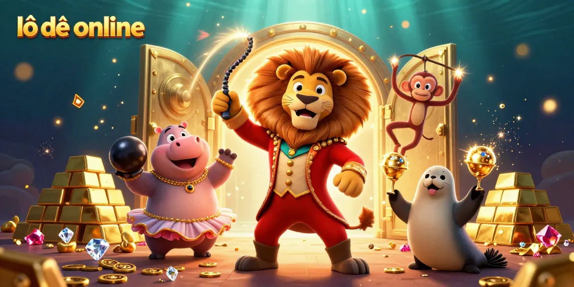 Play lô đề online with a vibrant scene featuring magical characters and treasure elements in a dynamic casino atmosphere.