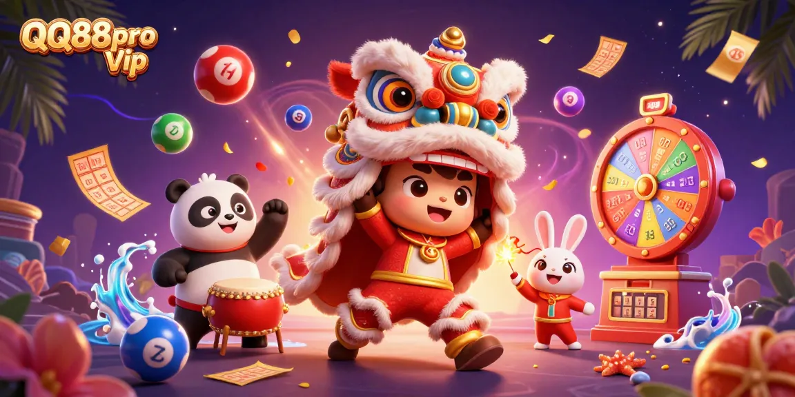 Engage with QQ88pro Vip's vibrant online slot experience through a festive celebration.